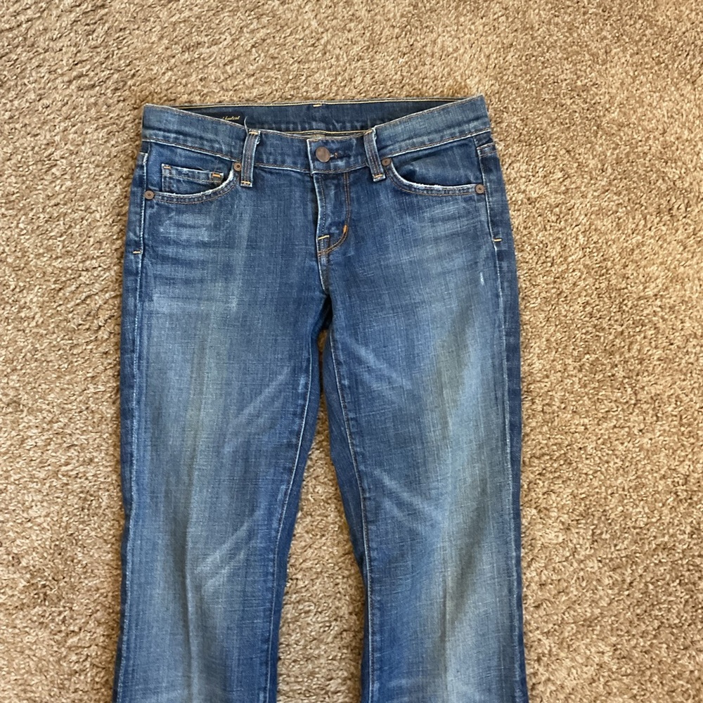 Citizens of Humanity Kelly 001 Low Waist Blue Bootcut Jeans Size 26 Women - Picture 2 of 6